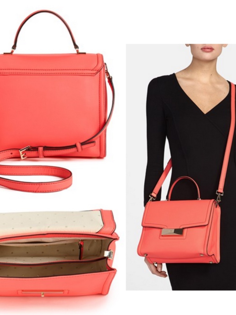 NWT kate spade New York Carroll Park Penelope Convertible Satchel